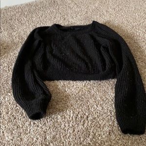 Womens Forever 21 crop sweater